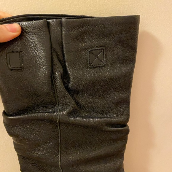 Leather mid-calf booties Size 6 - Picture 2 of 4